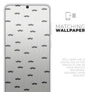 The Micro Mustache Pattern - Premium Vinyl Skin Decal for Samsung Galaxy S25 Ultra, S24, S23, S22 & All Galaxy S Models