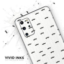 The Micro Mustache Pattern - Premium Vinyl Skin Decal for Samsung Galaxy S25 Ultra, S24, S23, S22 & All Galaxy S Models