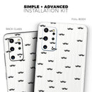 The Micro Mustache Pattern - Premium Vinyl Skin Decal for Samsung Galaxy S25 Ultra, S24, S23, S22 & All Galaxy S Models