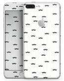 The Micro Mustache Pattern  - Skin-kit for the iPhone 8 or 8 Plus