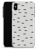 The Micro Mustache Pattern  - iPhone X Clipit Case
