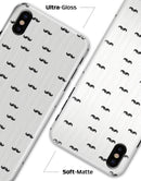 The Micro Mustache Pattern  - iPhone X Clipit Case