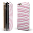 The Micro Pink Polka Dots iPhone 6/6s or 6/6s Plus 2-Piece Hybrid INK-Fuzed Case