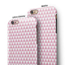 The Micro Pink Polka Dots iPhone 6/6s or 6/6s Plus 2-Piece Hybrid INK-Fuzed Case