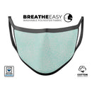 The Mint Flower Sprout - Made in USA Mouth Cover Unisex Anti-Dust Cotton Blend Reusable & Washable Face Mask with Adjustable Sizing for Adult or Child