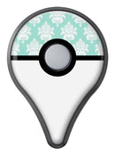 The Mint Green Decorative Pattern  Pokémon GO Plus Vinyl Protective Decal Skin Kit