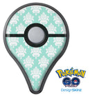 The Mint Green Decorative Pattern  Pokémon GO Plus Vinyl Protective Decal Skin Kit