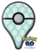 The Mint Green Decorative Pattern  Pokémon GO Plus Vinyl Protective Decal Skin Kit