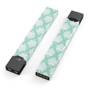 The Mint Green Decorative Pattern  - Premium Decal Protective Skin-Wrap Sticker compatible with the Juul Labs vaping device