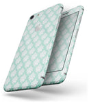 The Mint Green Decorative Pattern  - Skin-kit for the iPhone 8 or 8 Plus