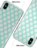 The Mint Green Decorative Pattern  - iPhone X Clipit Case