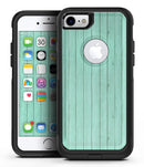 The Mint Green Wood Planks  - iPhone 7 or 7 Plus Commuter Case Skin Kit