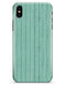 The Mint Green Wood Planks  - iPhone X Clipit Case