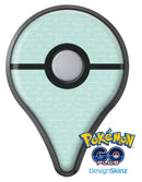 The Mint Happy, Love, Joy Teal Pattern Pokémon GO Plus Vinyl Protective Decal Skin Kit