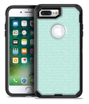 The Mint Happy, Love, Joy Teal Pattern - iPhone 7 Plus/8 Plus OtterBox Case & Skin Kits
