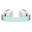 The Mint Happy, Love, Joy Teal Pattern Full-Body Skin Kit for the Beats by Dre Solo 3 Wireless Headphones