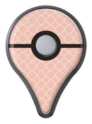 The Mint Pink Morocan Pattern Pokémon GO Plus Vinyl Protective Decal Skin Kit