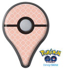 The Mint Pink Morocan Pattern Pokémon GO Plus Vinyl Protective Decal Skin Kit
