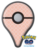 The Mint Pink Morocan Pattern Pokémon GO Plus Vinyl Protective Decal Skin Kit