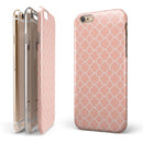 The Mint Pink Morocan Pattern iPhone 6/6s or 6/6s Plus 2-Piece Hybrid INK-Fuzed Case
