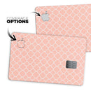 The Mint Pink Morocan Pattern - Premium Protective Decal Skin-Kit for the Apple Credit Card