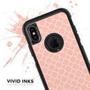 The Mint Pink Morocan Pattern - Skin Kit for the iPhone OtterBox Cases