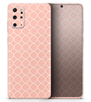 The Mint Pink Morocan Pattern - Premium Vinyl Skin Decal for Samsung Galaxy S25 Ultra, S24, S23, S22 & All Galaxy S Models