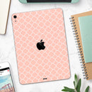 The Mint Pink Morocan Pattern - Full Body Skin Decal for the Apple iPad Pro 12.9", 11", 10.5", 9.7", Air or Mini (All Models Available)