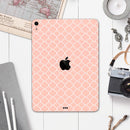 The Mint Pink Morocan Pattern - Full Body Skin Decal for the Apple iPad Pro 12.9", 11", 10.5", 9.7", Air or Mini (All Models Available)