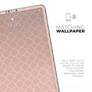 The Mint Pink Morocan Pattern - Full Body Skin Decal for the Apple iPad Pro 12.9", 11", 10.5", 9.7", Air or Mini (All Models Available)