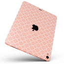 The Mint Pink Morocan Pattern - Full Body Skin Decal for the Apple iPad Pro 12.9", 11", 10.5", 9.7", Air or Mini (All Models Available)