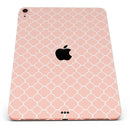 The Mint Pink Morocan Pattern - Full Body Skin Decal for the Apple iPad Pro 12.9", 11", 10.5", 9.7", Air or Mini (All Models Available)