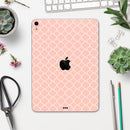 The Mint Pink Morocan Pattern - Full Body Skin Decal for the Apple iPad Pro 12.9", 11", 10.5", 9.7", Air or Mini (All Models Available)