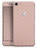 The Mint Pink Morocan Pattern - Skin-kit for the iPhone 8 or 8 Plus