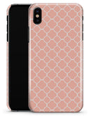 The Mint Pink Morocan Pattern - iPhone X Clipit Case