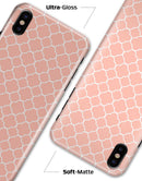 The Mint Pink Morocan Pattern - iPhone X Clipit Case