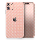 The Mint Pink Morocan Pattern - Protective Skin Wrap & Decal – Compatible with iPhone SE to iPhone 17 Pro Max (All Models)