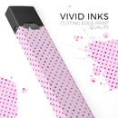 The Mint Pink Multicolored Polka Dots - Premium Decal Protective Skin-Wrap Sticker compatible with the Juul Labs vaping device