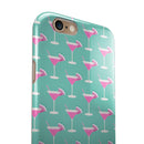 The Mint Watermelon Cocktail iPhone 6/6s or 6/6s Plus 2-Piece Hybrid INK-Fuzed Case