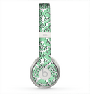 The Mint & White Delicate Pattern Skin for the Beats by Dre Solo 2 Headphones