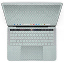 MacBook Pro with Touch Bar Skin Kit - The_Mint_and_White_Axed_Pattern-MacBook_13_Touch_V4.jpg?