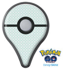 The Mint and White Axed Pattern Pokémon GO Plus Vinyl Protective Decal Skin Kit