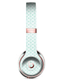 The Mint and White Axed Pattern Full-Body Skin Kit for the Beats by Dre Solo 3 Wireless Headphones