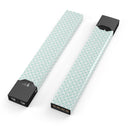 The Mint and White Axed Pattern - Premium Decal Protective Skin-Wrap Sticker compatible with the Juul Labs vaping device