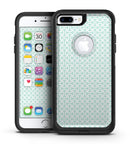 The Mint and White Axed Pattern - iPhone 7 or 7 Plus Commuter Case Skin Kit