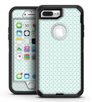 The Mint and White Axed Pattern - iPhone 7 Plus/8 Plus OtterBox Case & Skin Kits