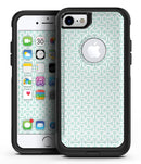 The Mint and White Axed Pattern - iPhone 7 or 8 OtterBox Case & Skin Kits