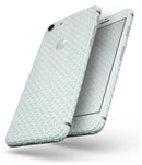 The Mint and White Axed Pattern - Skin-kit for the iPhone 8 or 8 Plus