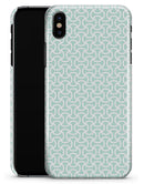 The Mint and White Axed Pattern - iPhone X Clipit Case