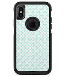 The Mint and White Axed Pattern - iPhone X OtterBox Case & Skin Kits
